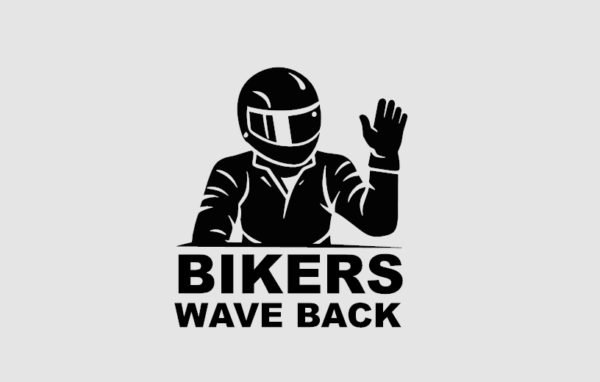 BIKERS WAVE BACK